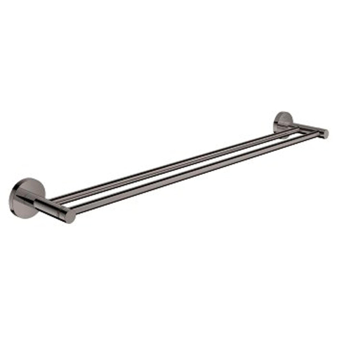 Grohe Essentials Handdoekhouder - 60cm - dubbel - hard graphite (antraciet) SW98960
