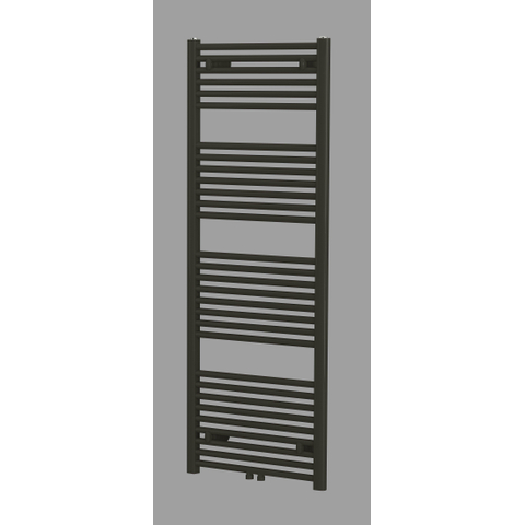 Royal Plaza Sorbus radiator 60x140cm 735watt recht met midden aansluiting mat zwart SW160731