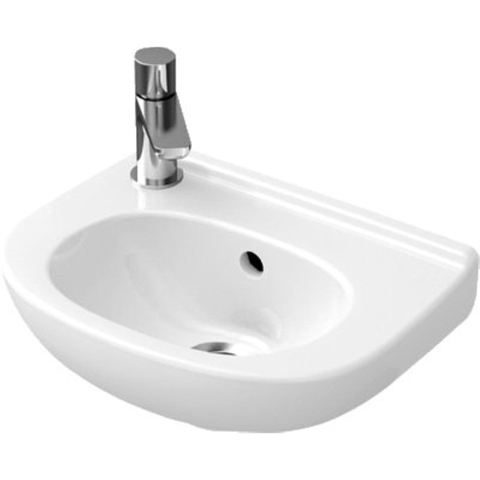 Villeroy & Boch O.novo Lave-mains 36x27.5cm trou pour robinet gauche blanc SW156600
