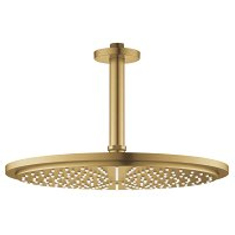Grohe Rainshower Cosmopolitan 310 Hoofddouche - 31cm - 1 straalsoort - plafondarm 14.2cm - brushed cool sunrise (goud) SW98881
