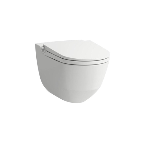 Laufen Cleanet Riva WC lavant – aspiration des odeurs & 7 niveaux – blanc mat SW224214