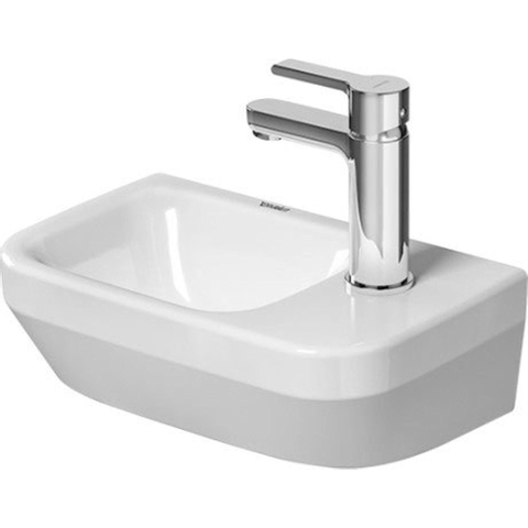 Duravit Durastyle Fontein - zonder overloop - met kraangat rechts - 36x22cm - glans wit SW197110