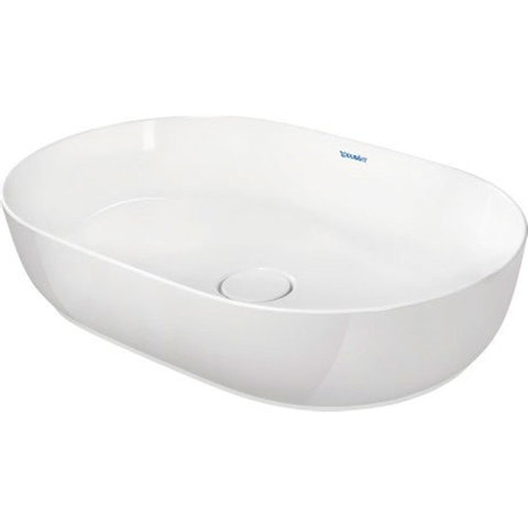 Duravit Luv Opzetwastafel - 60x40cm - zonder kraangat - glans wit SW227983