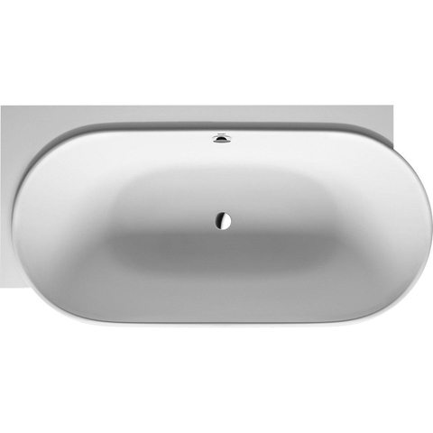 Duravit Luv Bad ovaal - 185x95cm hoek links - met paneel - mat wit SW228001