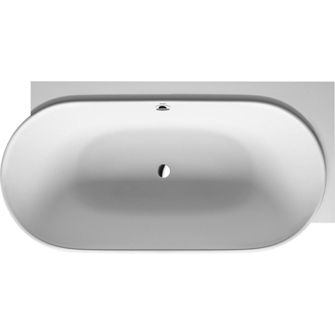 Duravit Luv Bad ovaal - 185x95cm hoek rechts - met paneel - mat wit SW228002