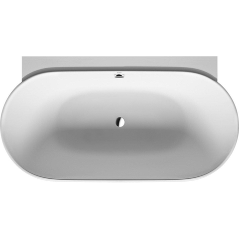 Duravit Luv baignoire demi autoportante 180x95cm blanc mat SW228000