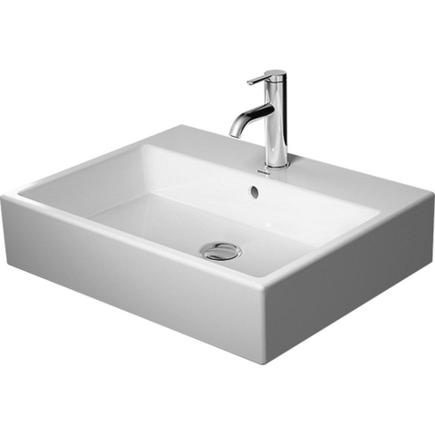 Duravit Lavabo 13.5x47cm 1 trou pour robinet rectangulaire céramique blanc SW116941