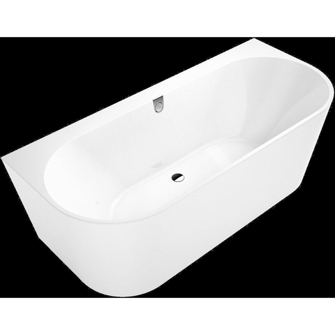 Villeroy & Boch Oberon 2.0 Oberon - 2.0 back to wall bad duo - 1800x800mm Quaryl middenafvoer - inclusief - glans wit SW209464