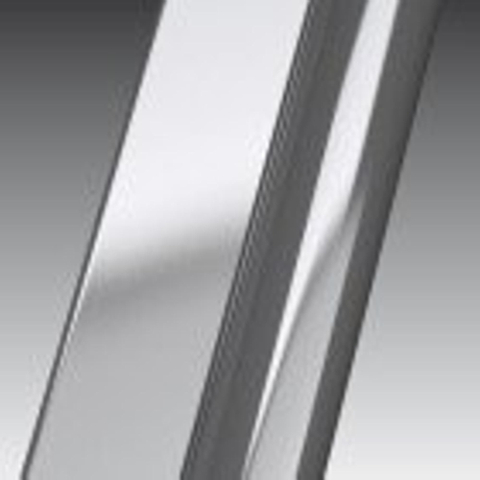 Novellini Giada paroi fixe F 84/87x195cm profil chromé mat et verre transparent 0334533