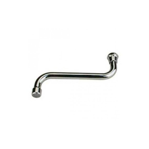 Venlo bec orientable vers le bas avec régulateur de jet 1/2x130mm chrome 0423599