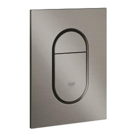 Grohe Arena Cosmopolitan Drukplaat - S-Size - brushed hard graphite (antraciet) SW242242