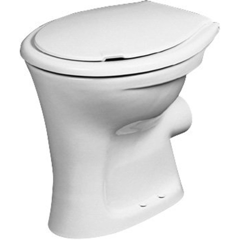 Ideal Standard cuvette au sol +6cm avec bride à évacuation directe PK blanc 0180813