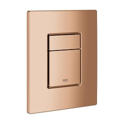 Grohe Skate Cosmopolitan Bedieningsplaat - dualflush - horizontaal/verticaal - kunststof - warm sunset (koper) SW116326