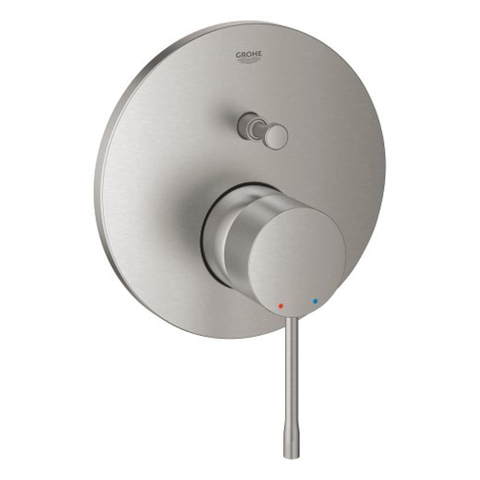 Grohe Essence New Afbouwdeel - voor inbouw badkraan - met omstel - Supersteel (RVS) SW296699