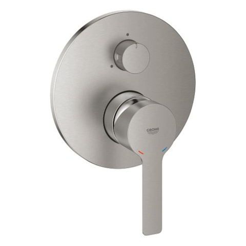 Grohe Lineare Afbouwdeel - voor inbouw mengkraan - 3 functies omstelling - Supersteel (RVS) SW296748