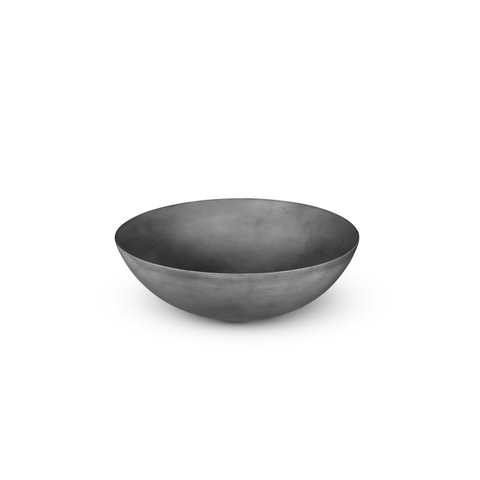 Looox Ceramic raw waskom - 40cm - rond - dark grey SW227664