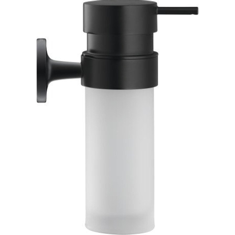 Duravit Starck T Zeepdispenser - 17.6x6cm - matglas - mat zwart SW297098