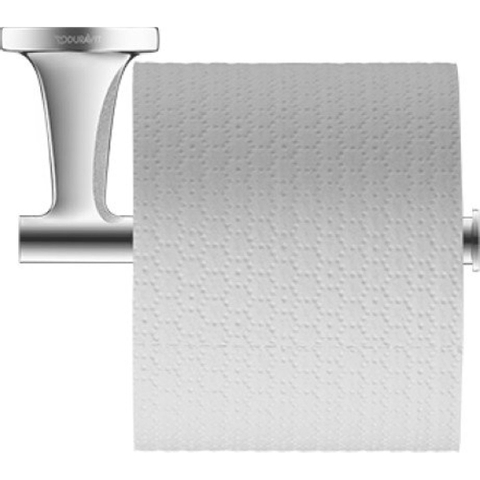 Duravit Starck T Toiletrolhouder - zonder klep - hoogglans chroom SW297070