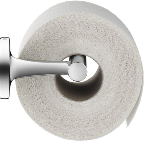Duravit Starck T Toiletrolhouder - zonder klep - hoogglans chroom SW297070