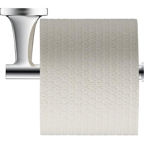Duravit Starck T Toiletrolhouder - zonder klep - hoogglans chroom SW297070