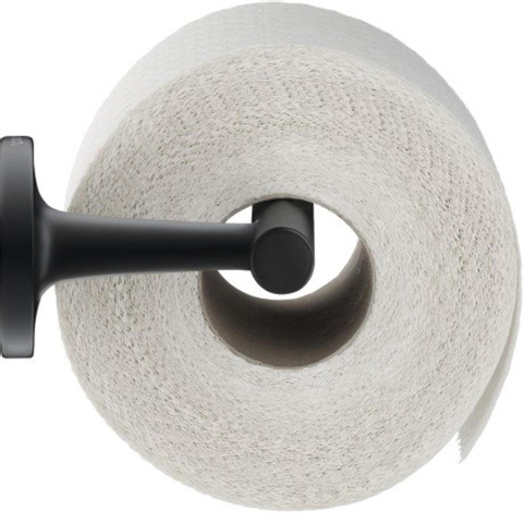 Duravit Starck T Toiletrolhouder - zonder klep - mat zwart SW297083