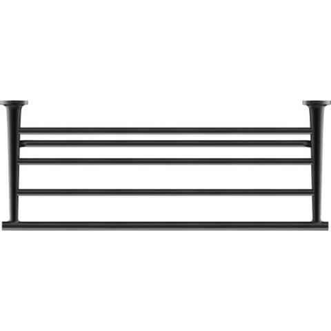 Duravit Starck T Handdoekhouder - 4 rijen - 61cm - mat zwart SW297093