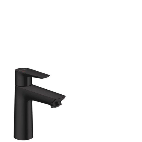 Hansgrohe Talis e Eengreeps wastafelmengkraan - 110 - coolstart - met PopUp - trekwaste - mat zwart SW297298