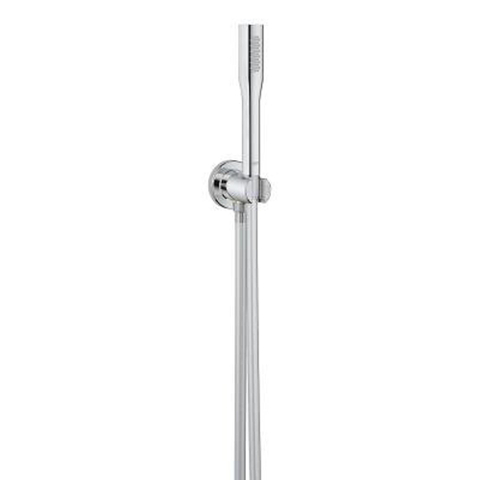 GROHE Euphoria Cosmopolitan Stick Ensemble douchette à main - 1 jet - avec support - avec coude de raccordement mural - flexible lisse - 150cm - chrome SW97582