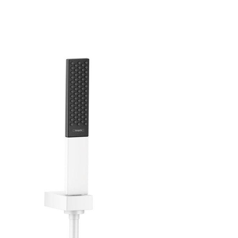 Hansgrohe RainFinity Badset - met PowderRain - 100 - 1jet staaf - handdouche - met wandhouder - met doucheslang - 125cm - mat wit SW297621