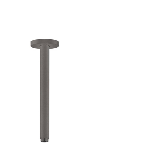 Hansgrohe Raindance e - douchearm plafond - 30cm - geborsteld zwart chroom SW297619