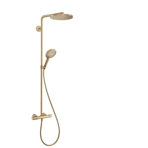 Hansgrohe Raindance Select S - select Regendoucheset - thermostaat - hoofddouche 24cm - geborsteld brons SW297592