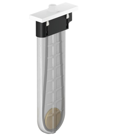 Hansgrohe Sbox Kit d'habillage rectangulaire comprenant une boîte à tuyau, un tuyau de douche et une rosace avec 1 fonction pour le bord de la baignoire ou de la douche blanc mat. SW297544
