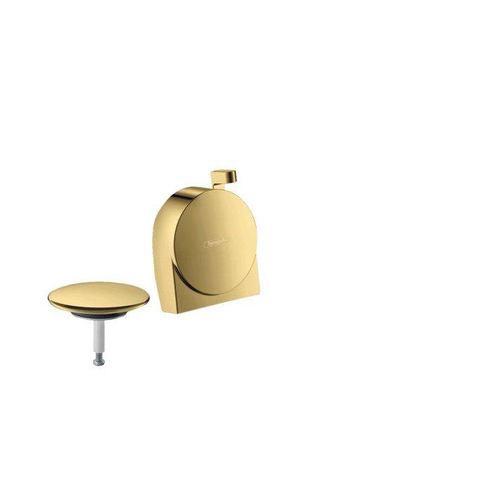 Hansgrohe Exafill S S - afbouwdeel - voor badafvoer- overloop- en vulcombinatie - glans goud SW297549