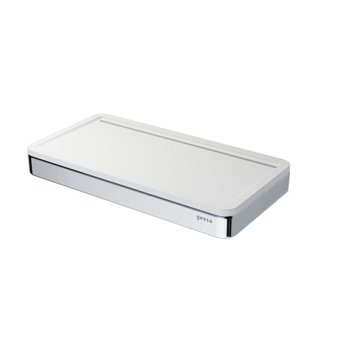 Geesa Frame Planchet universeel 21cm Wit / Chroom SW334350