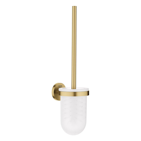 Grohe Essentials Toiletborstelhouder - wandmontage - rond - open - brushed cool sunrise (goud) SW99045