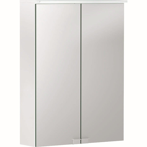 Geberit OPTION spiegelkast - met verlichting - 2 deuren - 50x67.7cm - wit SW417380