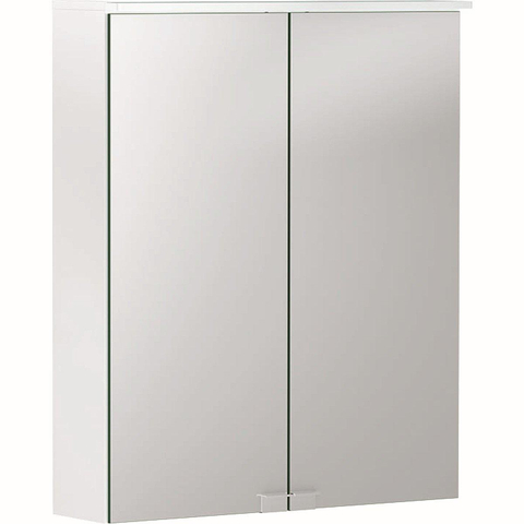Geberit OPTION spiegelkast - met verlichting - 2 deuren - 56x67.7cm - wit SW417598