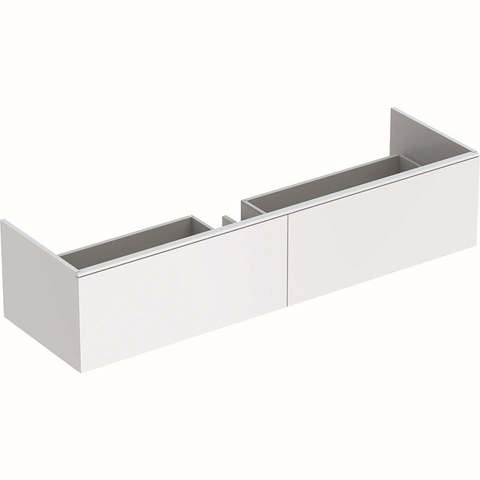 Geberit Xeno2 wastafelonderkast - 2 laden - 159.5x47cm - mat wit SW417457