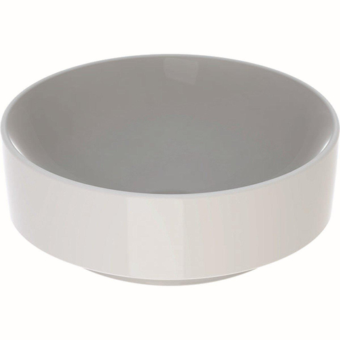 Geberit VARIFORM opzetwastafel rond - 40cm - zonder overloop - glans wit SW417654
