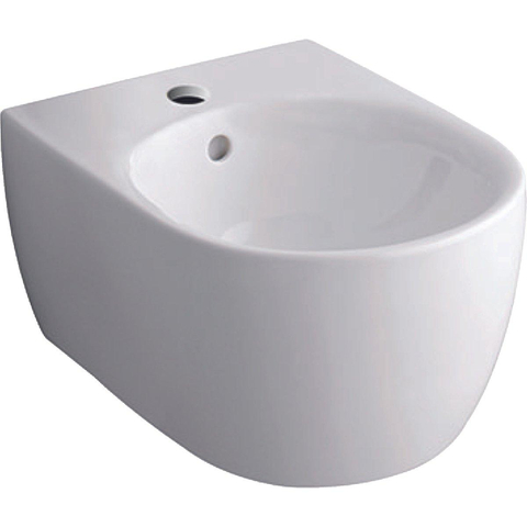 Geberit iCon wandbidet 35.5x54x23.5cm gesloten vorm met overloop wit SW417174