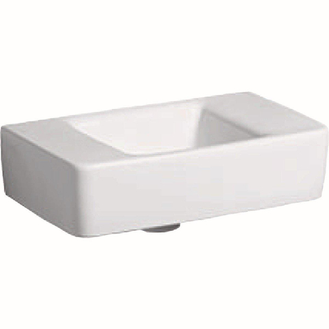 Geberit Renova Plan fontein - compact - zonder kraangat - zonder overloop - 40x25x15cm - wit SW417131