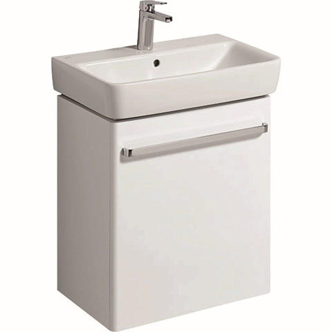 Geberit Renova compact meuble bas pour lavabo 1 porte 55x60.4x36.7cm blanc SW417205