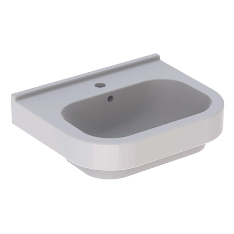 Geberit 300 Basic wastafel - 55cm - 1 kraangat - met overloop - wit SW417650