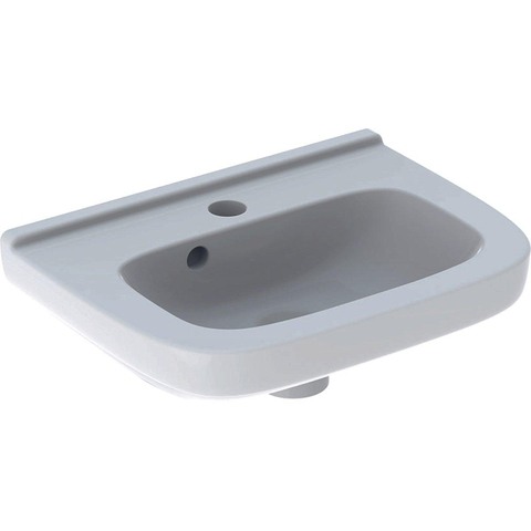 Geberit 300 Basic lave-mains - 40x25x15cm - rectangulaire - trou de robinet au centre - avec trop-plein - blanc SW417604
