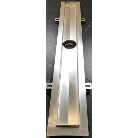 Aco Flexdrain e douchegoot met flens 68,7x8,7cm rvs SW280574