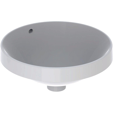 Geberit Variform lavabo - 40x40x17.8cm - rond - sans trou de robinet - blanc SW405059