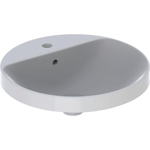 Geberit VARIFORM meubelwastafel - 48x48cm - 1 kraangat - met overloop KeraTect - wit SW422277