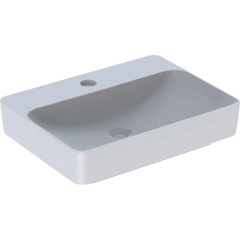 Geberit VARIFORM opzetwastafel - 60x45cm - met 1 kraangat - zonder overloop - wit SW421979