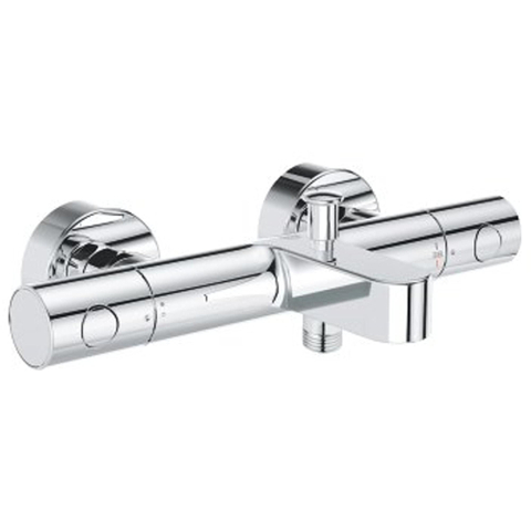 Grohe Grohtherm 800 Cosmopolitan Badkraan - thermostatisch - met omstel - met koppelingen - chroom SW444515