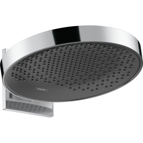 Hansgrohe Rainfinity hoofddouche wand rond 36cm brushed black chrome SW451552